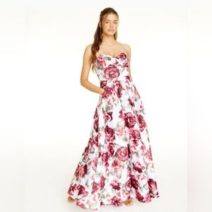 City studio floral prom dress size 5